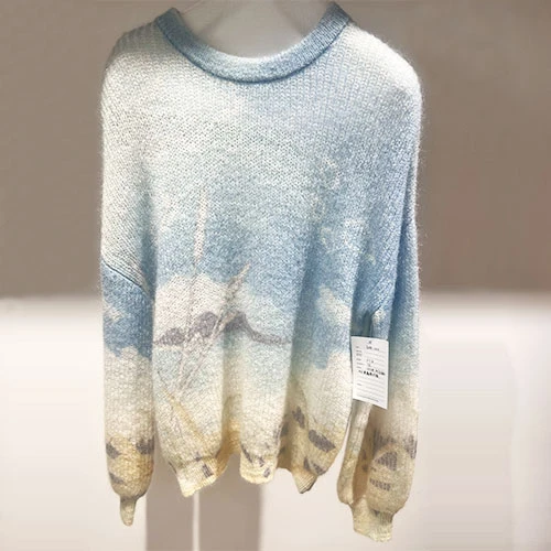 Designer trøjer med halsudskæring