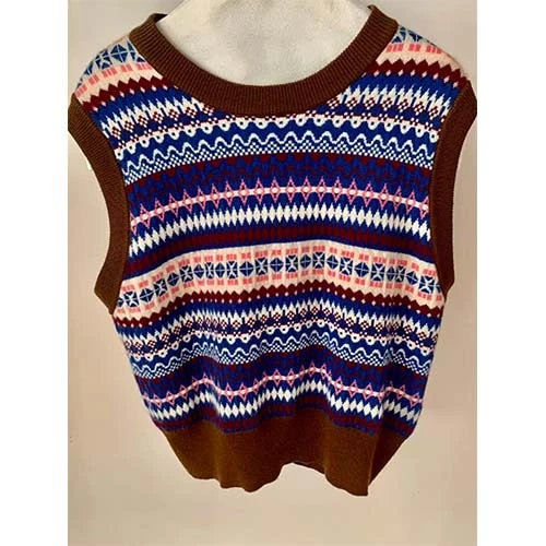 Knitted Wool Vest Womens suppliers