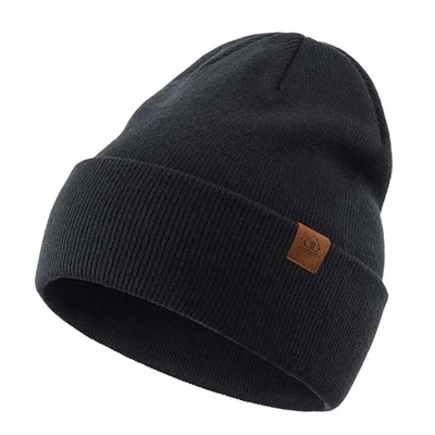100 Merino Uld Beanie Herre