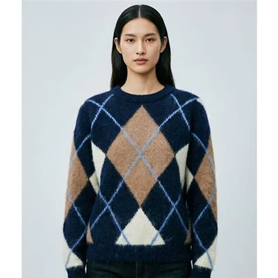 Argyle Sweater Damer