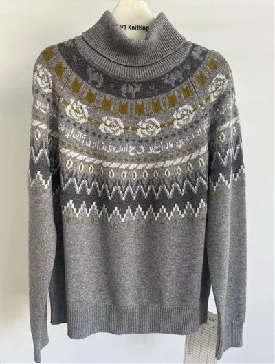 Jacquard trøje med pariserhjul