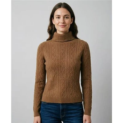 Dame rullekrave sweater